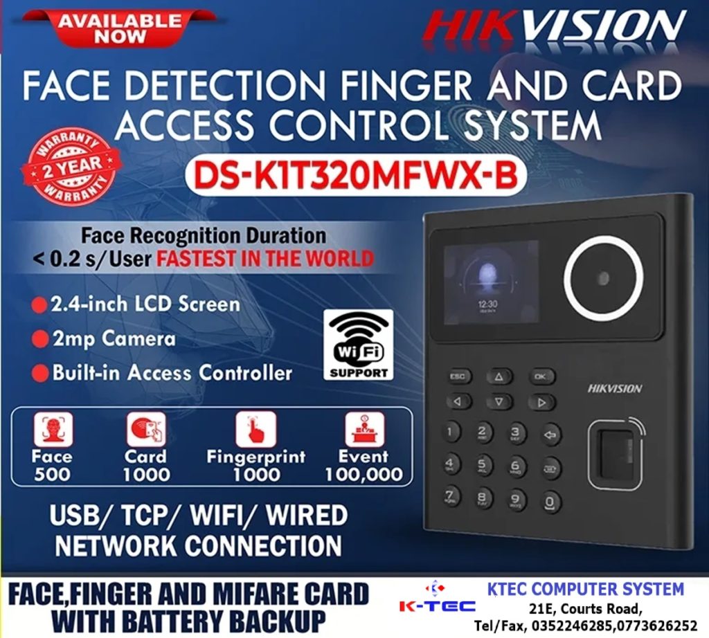hikvision finger print machine